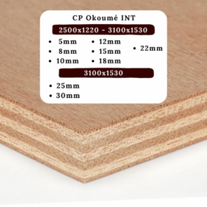 CP TOUT OKOUME 18 MM 250 X 122